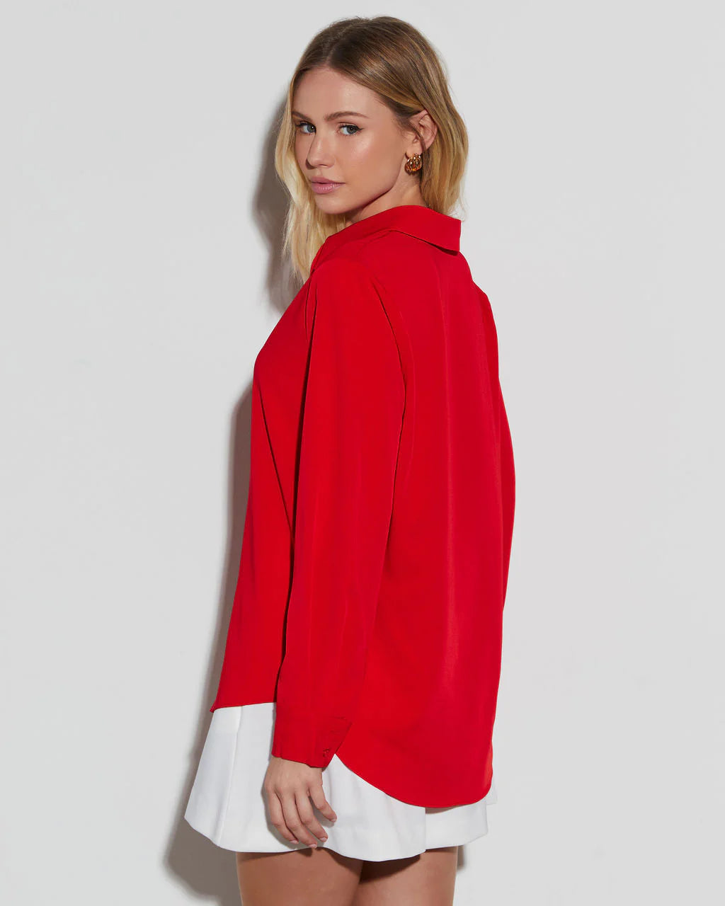 Heidi Collared Button Down Top