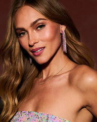 Hidden Gem Gradient Rhinestone Earrings
