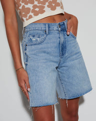 Road Trip High Rise Boyfriend Denim Shorts