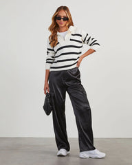 Adriano Satin Cargo Pants