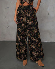 Sayja Floral Wide Leg Trouser