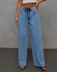 Lennon Drawstring Waist Jeans