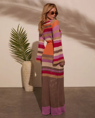 By The Sea Crochet Maxi Cover Up Dress