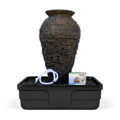 Photo of Aquascape Stacked Slate Urn Fountain Kits  - Marquis Gardens