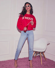 Sweet Amour Graphic Sweatshirt