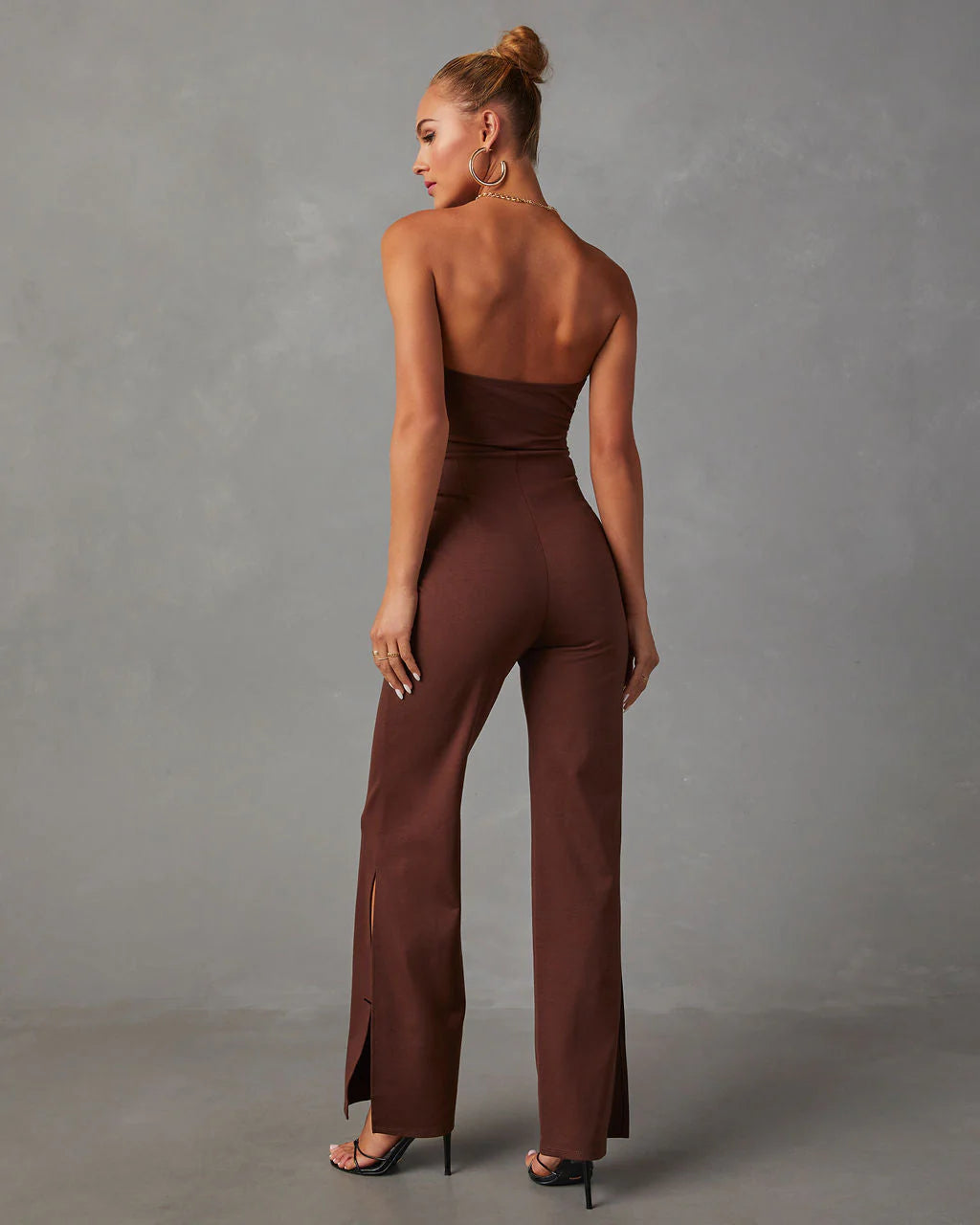 Deep In My Soul Strapless Knit Jumpsuit