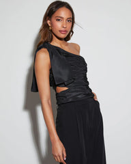 Tabitha Cropped One Shoulder Top