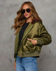 Tellie Faux Fur Hood Jacket