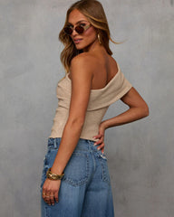 Spring Embrace One Shoulder Top