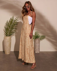 Sweet Wanderer Relaxed Abstract Jumpsuit
