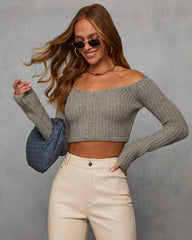 Smooth Charmer Ribbed Crop Top