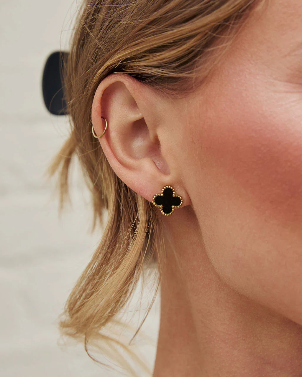 Lucky Day Clover Stud Earrings