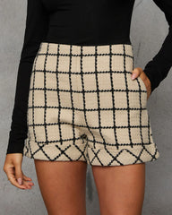 Love Like This Plaid High Rise Shorts