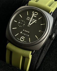 No Reserve - Panerai Radiomir 8 Days Ceramic Black Dial (PAM00384)