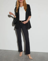 Eliza High Rise Stretch Bootcut Split Hem Jeans