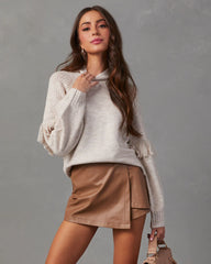 Reseda Fringe Trim Sweater