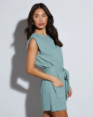 Mikaela Tie Waist Romper