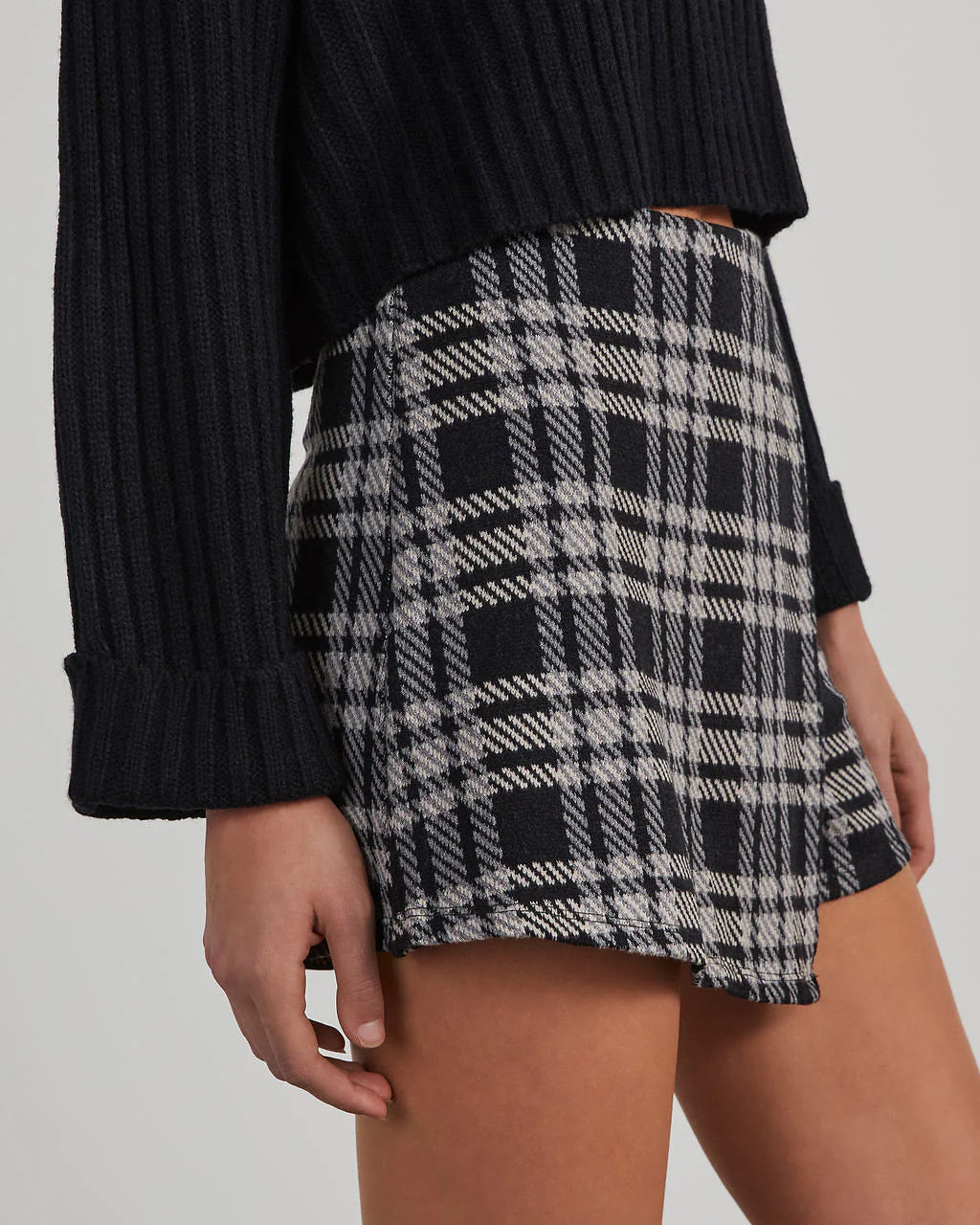 Kamala Plaid Wrap Skort