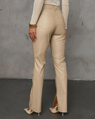 Hilcrest High Rise Leather Pant