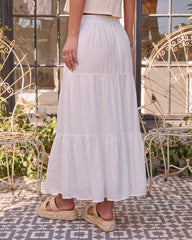 Burst of Bliss Tiered Maxi Skirt
