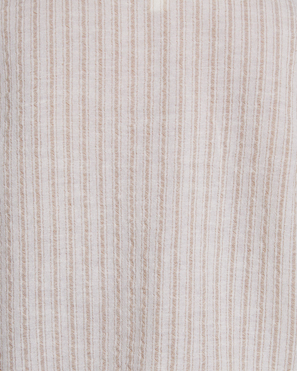 Delia Linen Blend Short Sleeve Shirt
