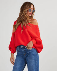 Normandie Knit Boat Neck Pullover Sweater