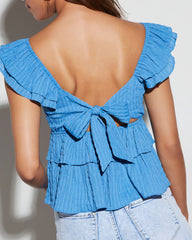 Marlowe Short Sleeve Sweetheart Top
