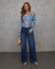 Petal Promise Floral Off Shoulder Bodysuit