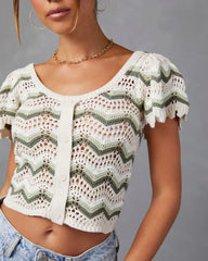 Maelis Knit Crop Cardigan