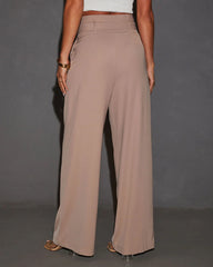 Juliana Double Belted Trouser Pants