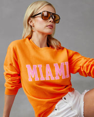 Miami Cotton Blend Sweatshirt