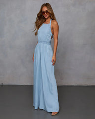Saveni Halterneck Relaxed Jumpsuit