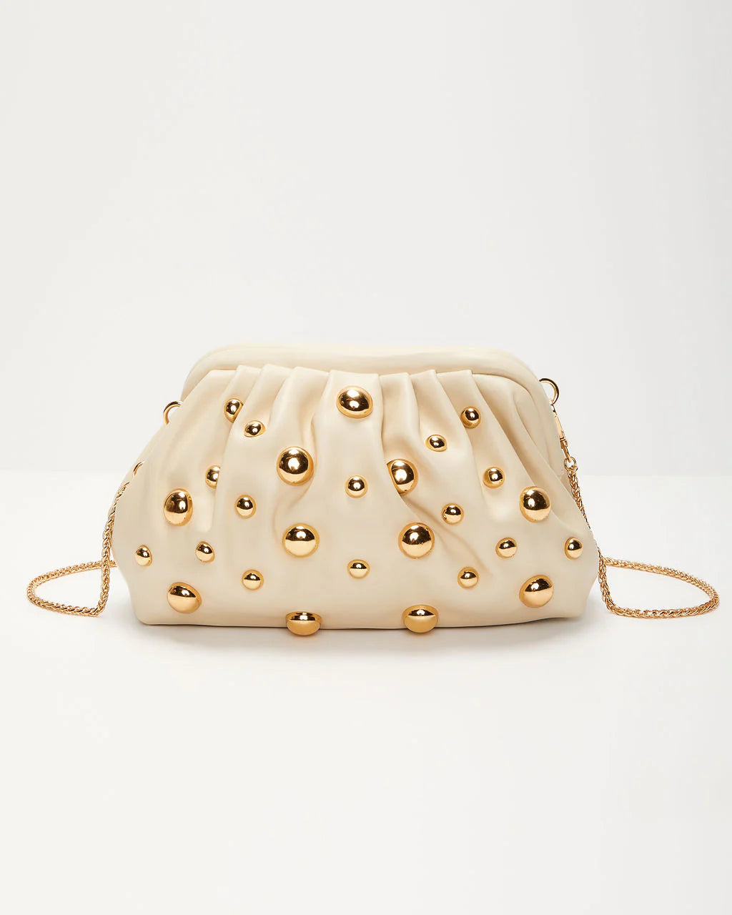 Make A Scene Studded Pouch Clutch