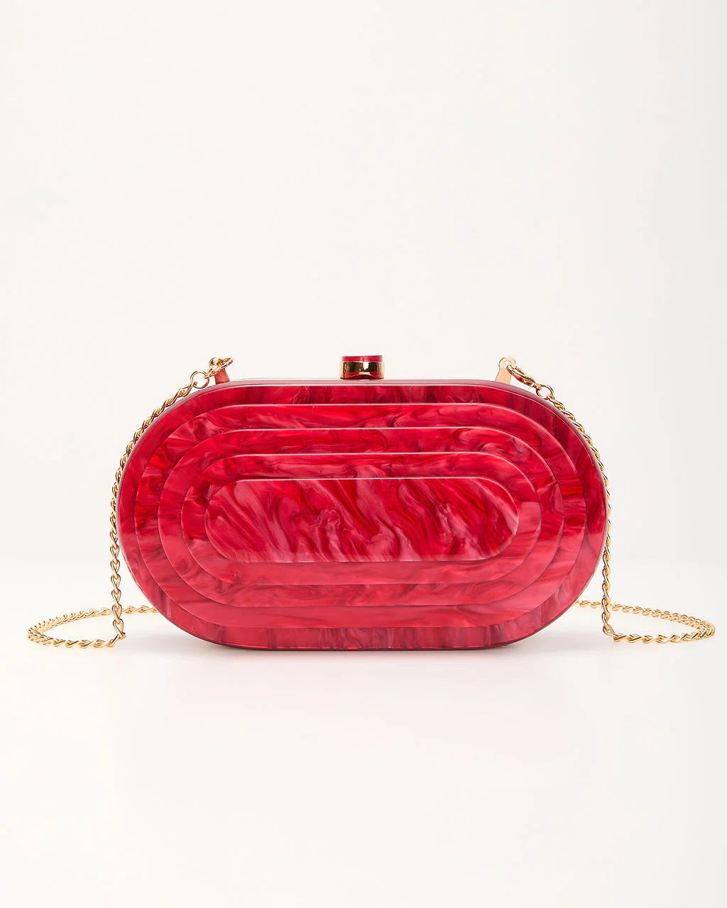 Juliette Acrylic Hard Case Clutch