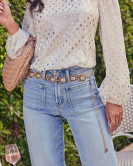Sevana Embellished Chain Belt