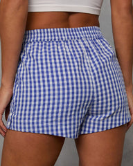 Rori Seersucker Checkered Shorts