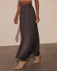 Selah Plisse Maxi Skirt
