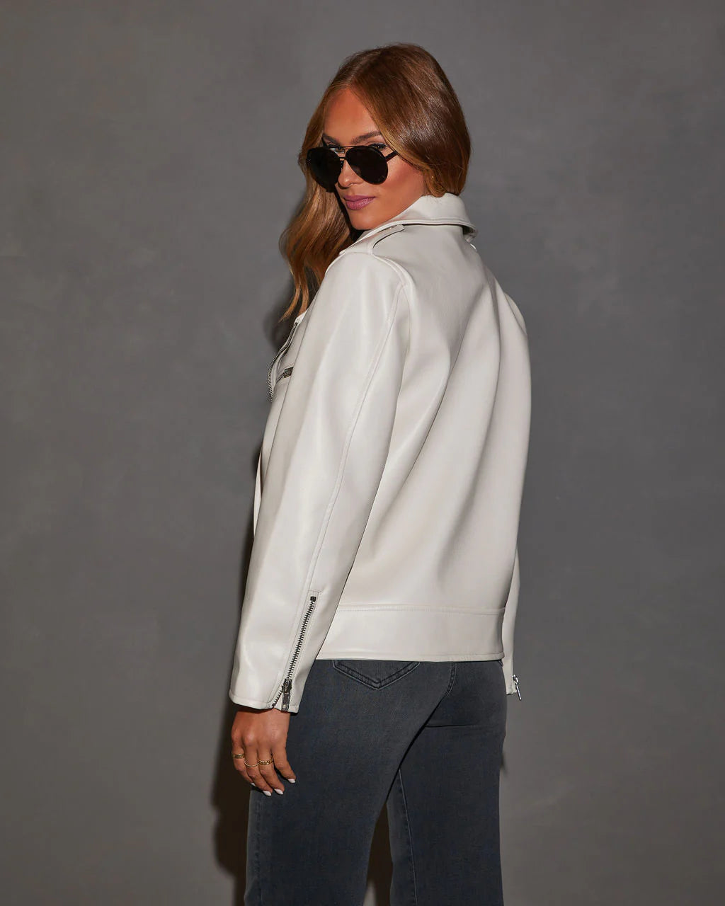 Soleil Oversized Moto Jacket