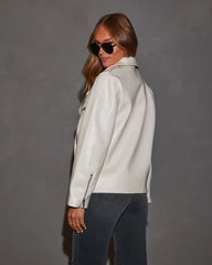 Soleil Oversized Moto Jacket