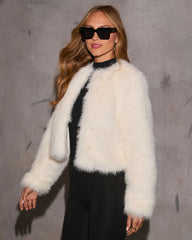 Hot List Faux Fur Jacket