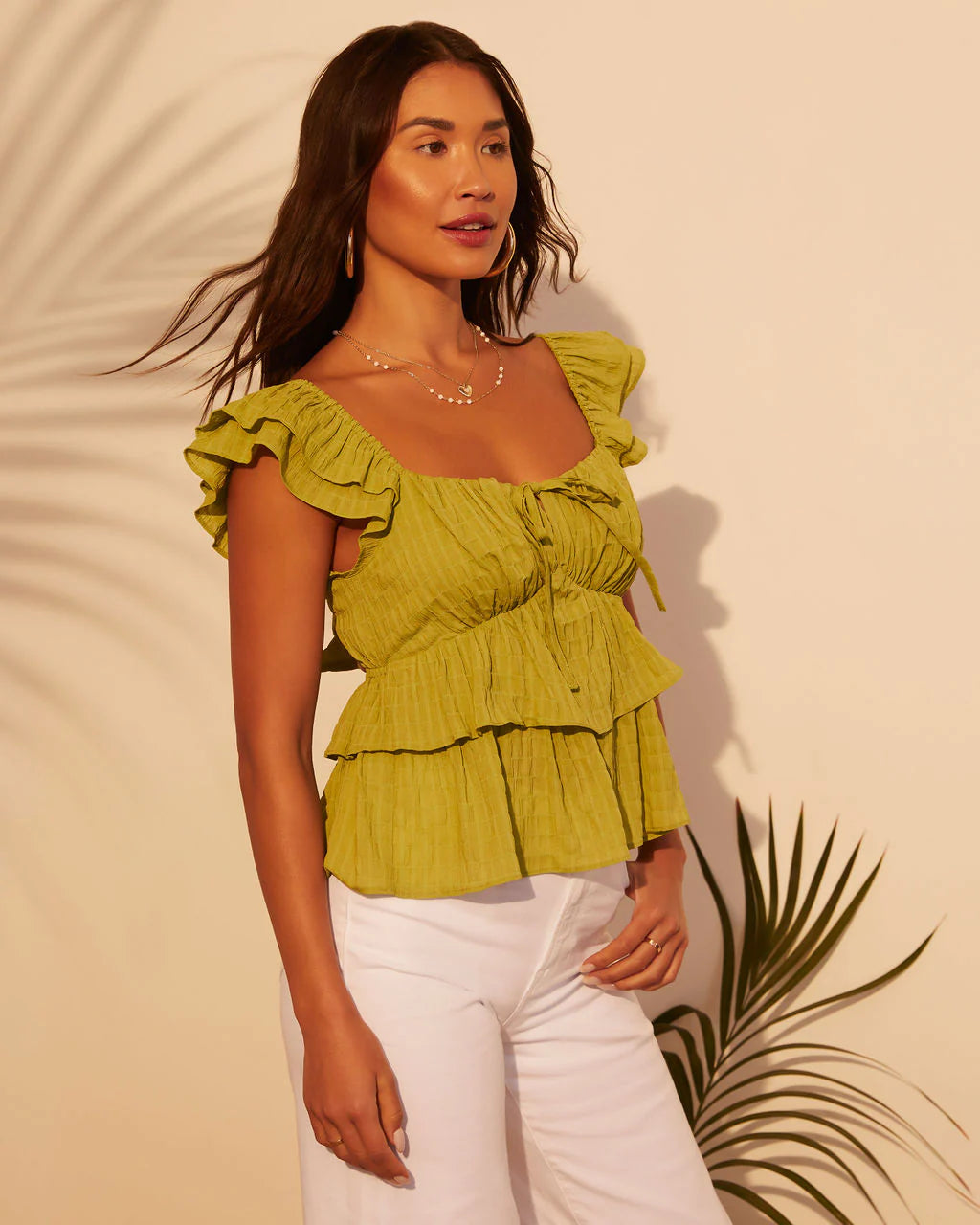 Marlowe Short Sleeve Sweetheart Top