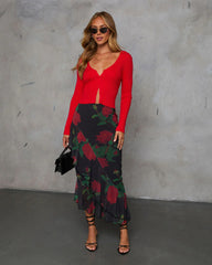 Forever Love Floral Maxi Skirt