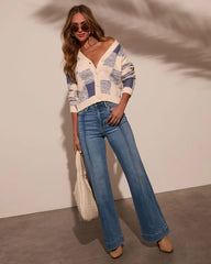 Cassidi Checkered Cardigan