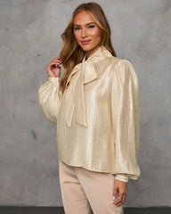 Haylen Necktie Blouse
