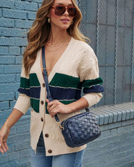Northie Woven Leather Crossbody Bag