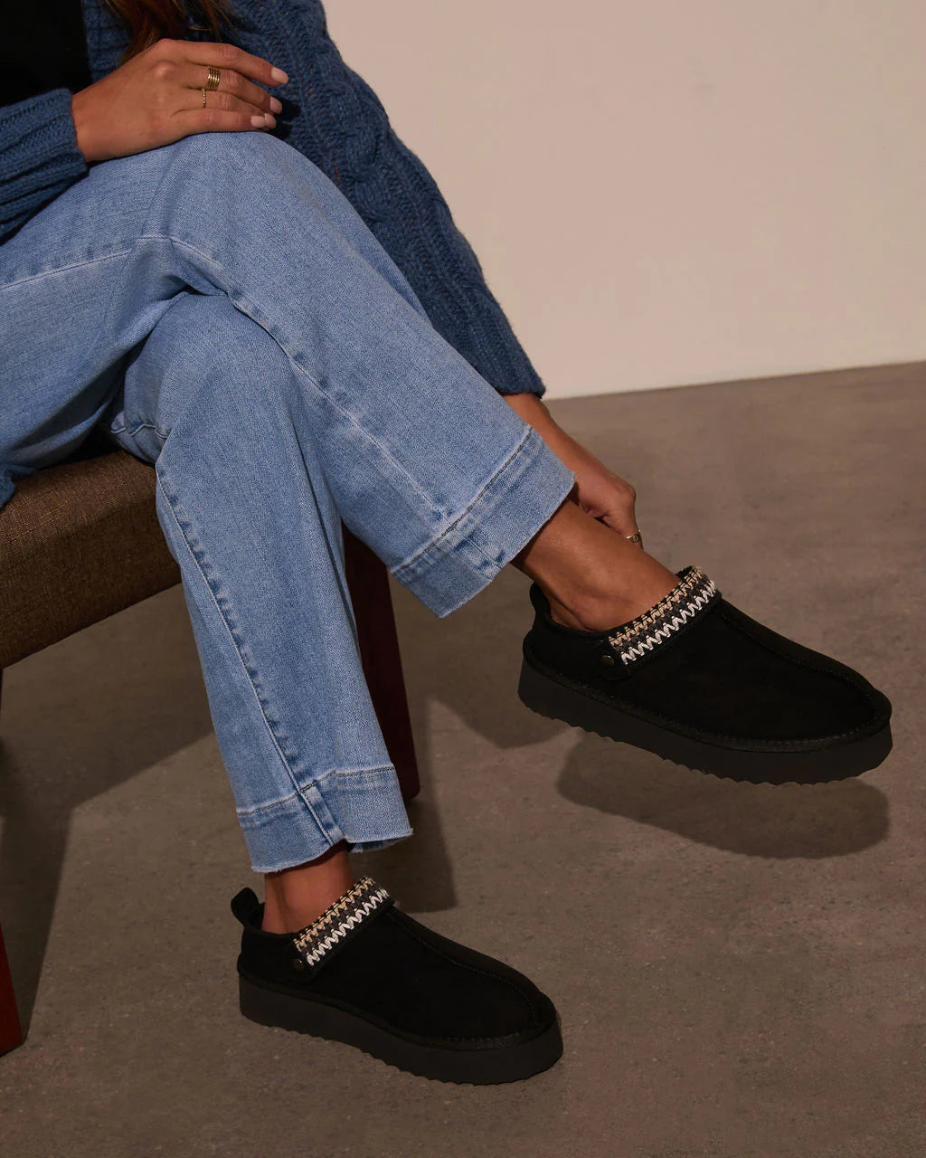 Selena Platform Slippers
