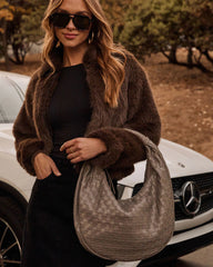 Alania Woven Leather Tote