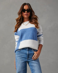 Homecoming Colorblock Knit Sweater