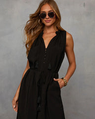 Hey Lover Waist Tie Jumpsuit