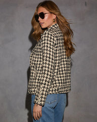 Michaela Houndstooth Jacket